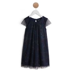 IN EXTENSO Robe tulle fille (marine)