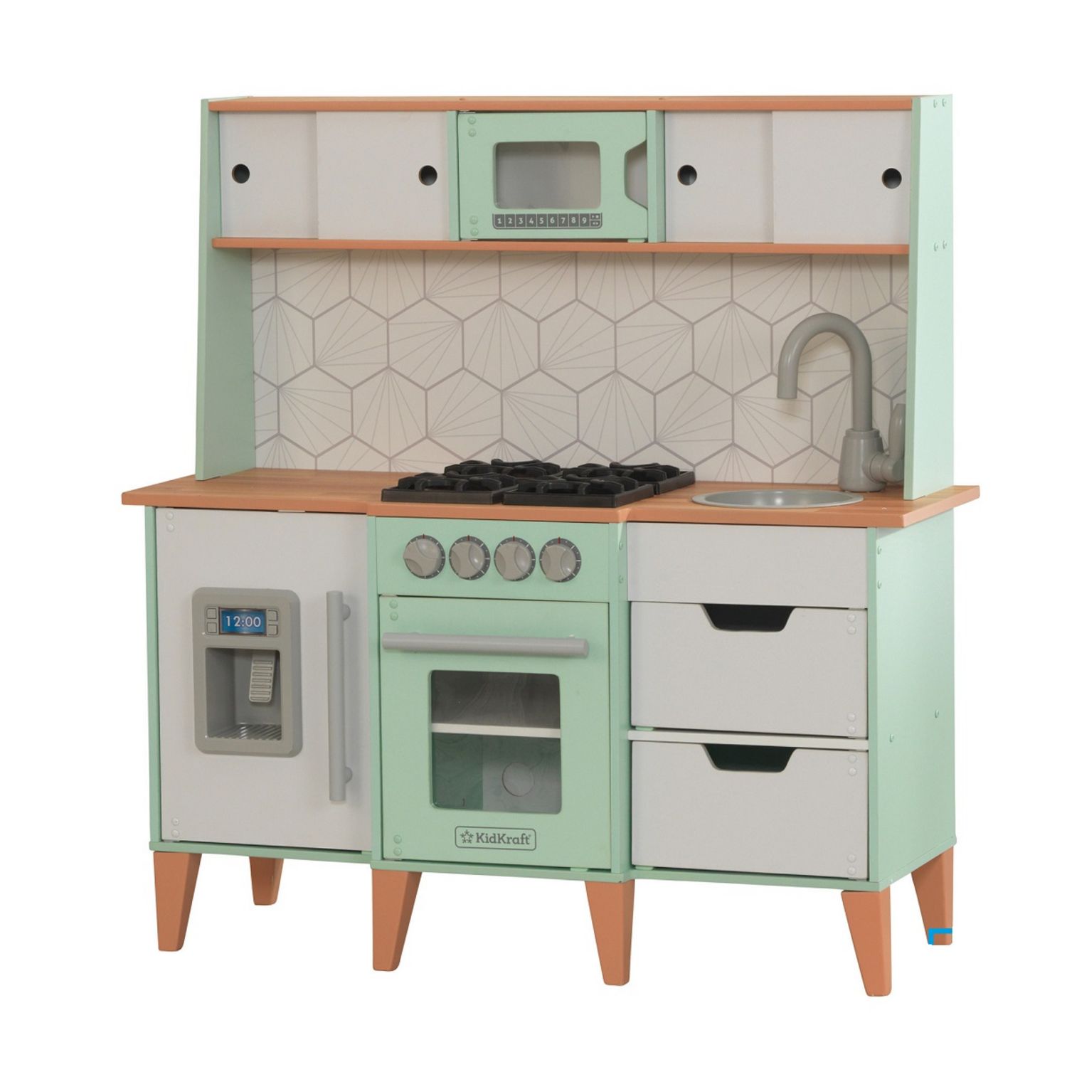 Kidkraft Cuisine enfant Uptown blanche en bois - Jouet d'imitation pas cher  