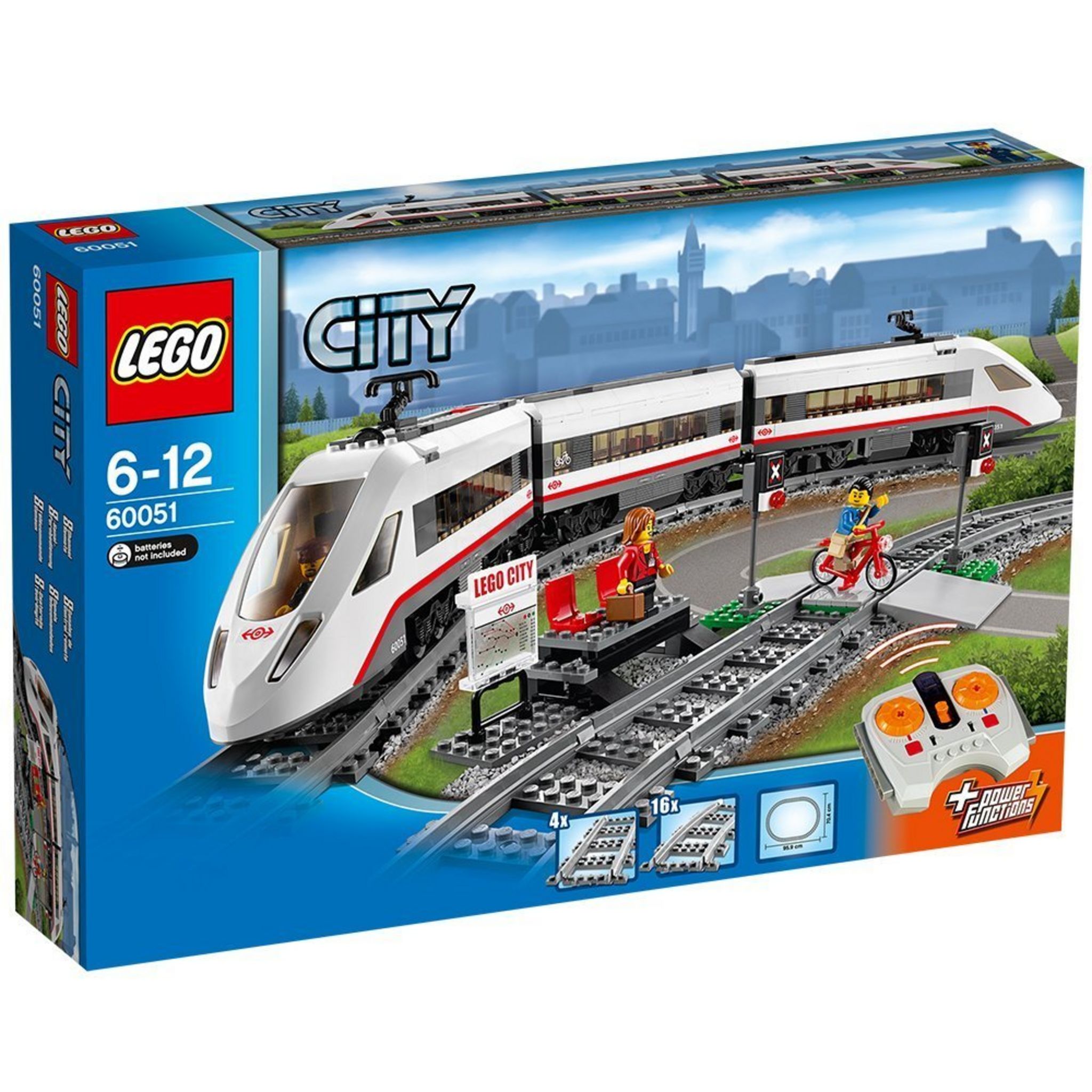 LEGO City 60051 - Le Train de Passagers à Grande Vitesse pas cher 