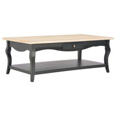 Table basse Noir 110 x 60 x 40 cm MDF