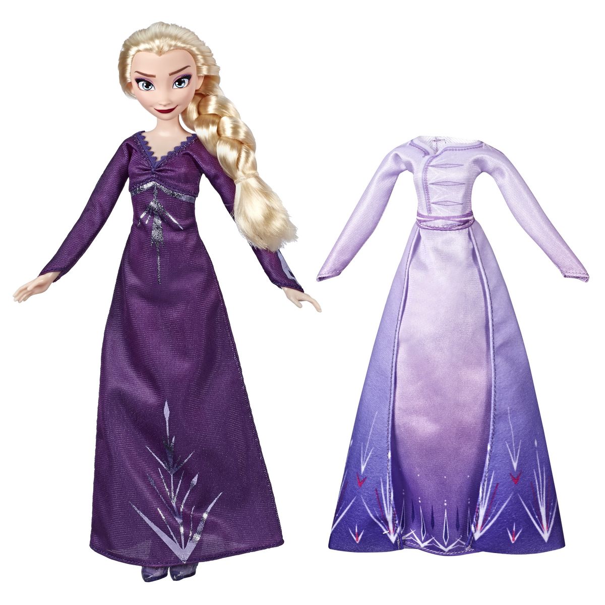 HASBRO Pack styles d'Arendelle - Poupée Elsa avec chemise de nuit