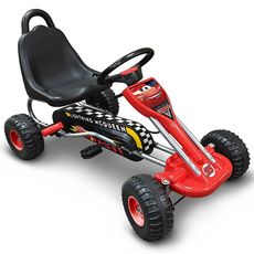 STAMP Kart à pédales rouge 89 x 52 cm - Cars