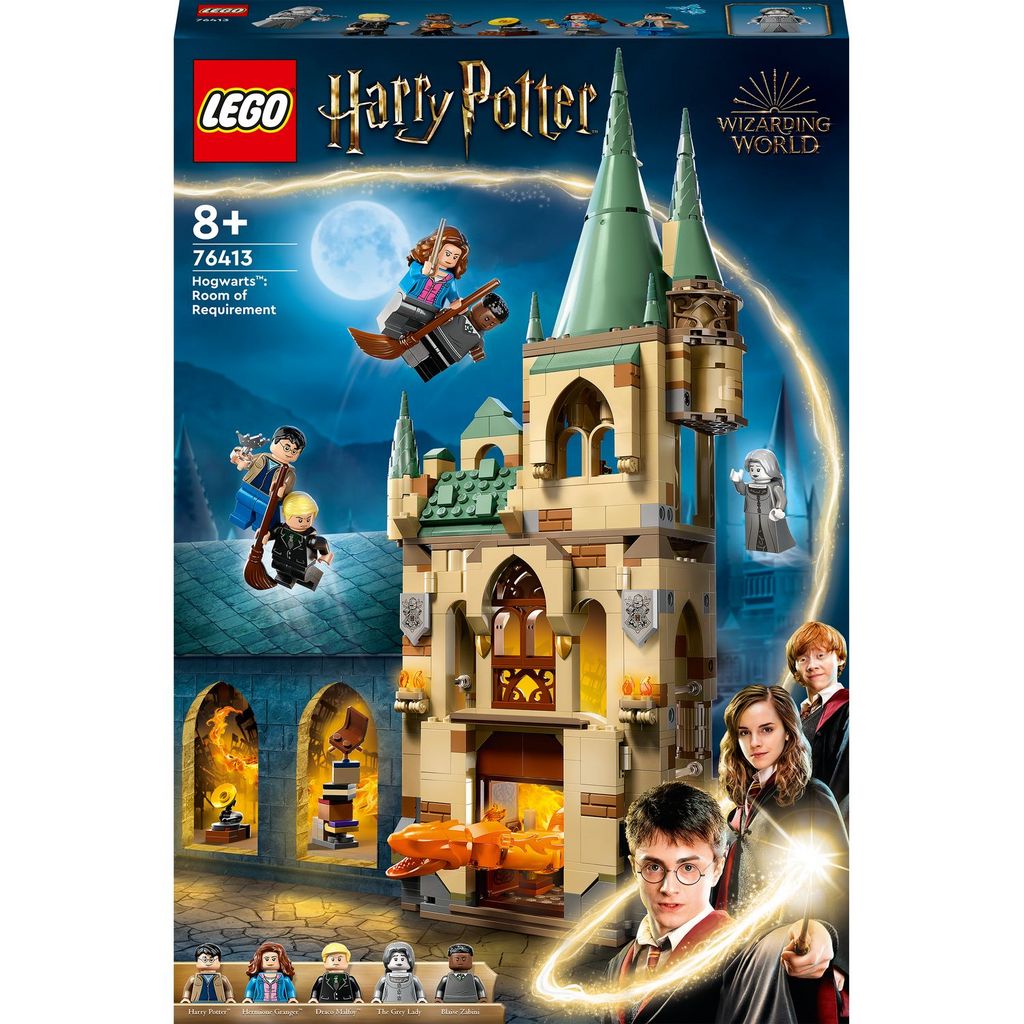 LEGO 76415 Harry Potter La Bataille de Poudlard, Jouet de Château avec  Minifigurines Voldemort, Molly Weasley et Bellatrix Lestrange Plus l'Épée  de