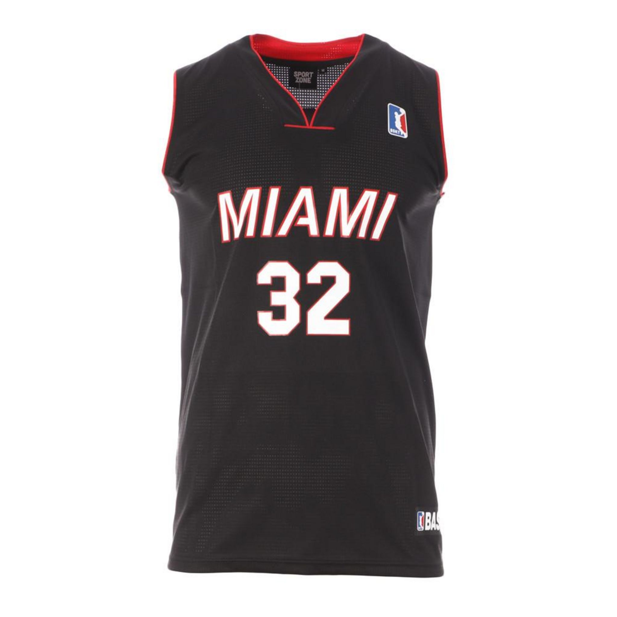 Miami Heat Ensemble de basket Noir/Rouge Enfant Sport Zone pas cher 