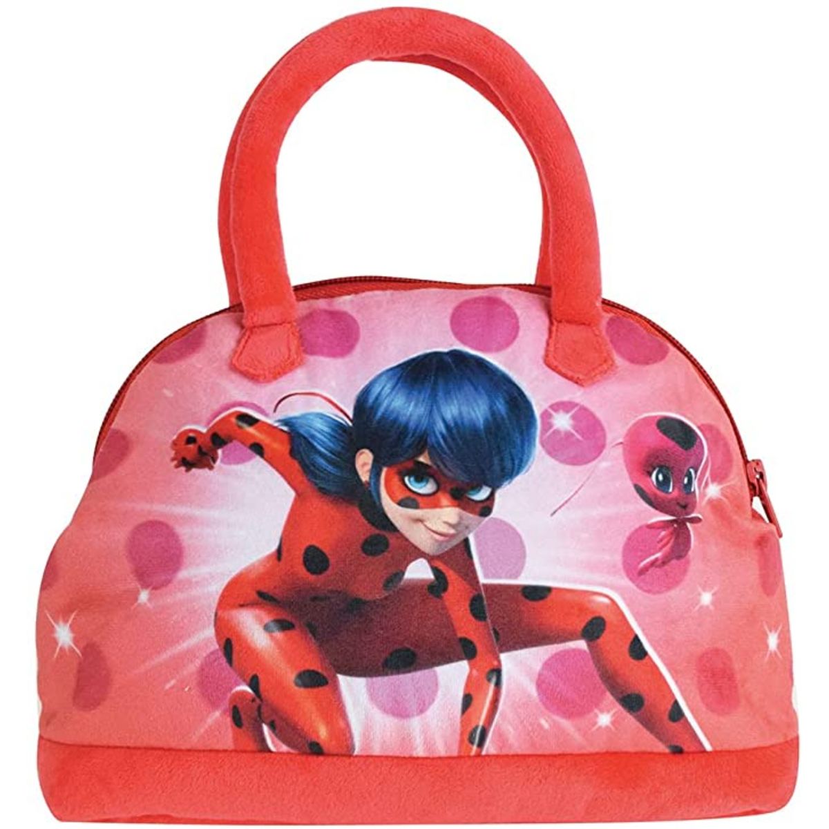 Miraculous Sac A Main Lady Bug +/-27 CM pour Enfant Fille, Rouge