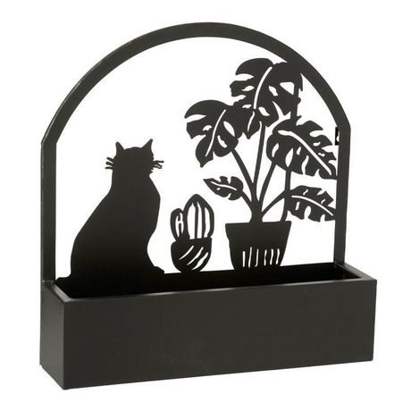 Silhouettes Chats - déco de jardin en métal - lot de 2, vente au