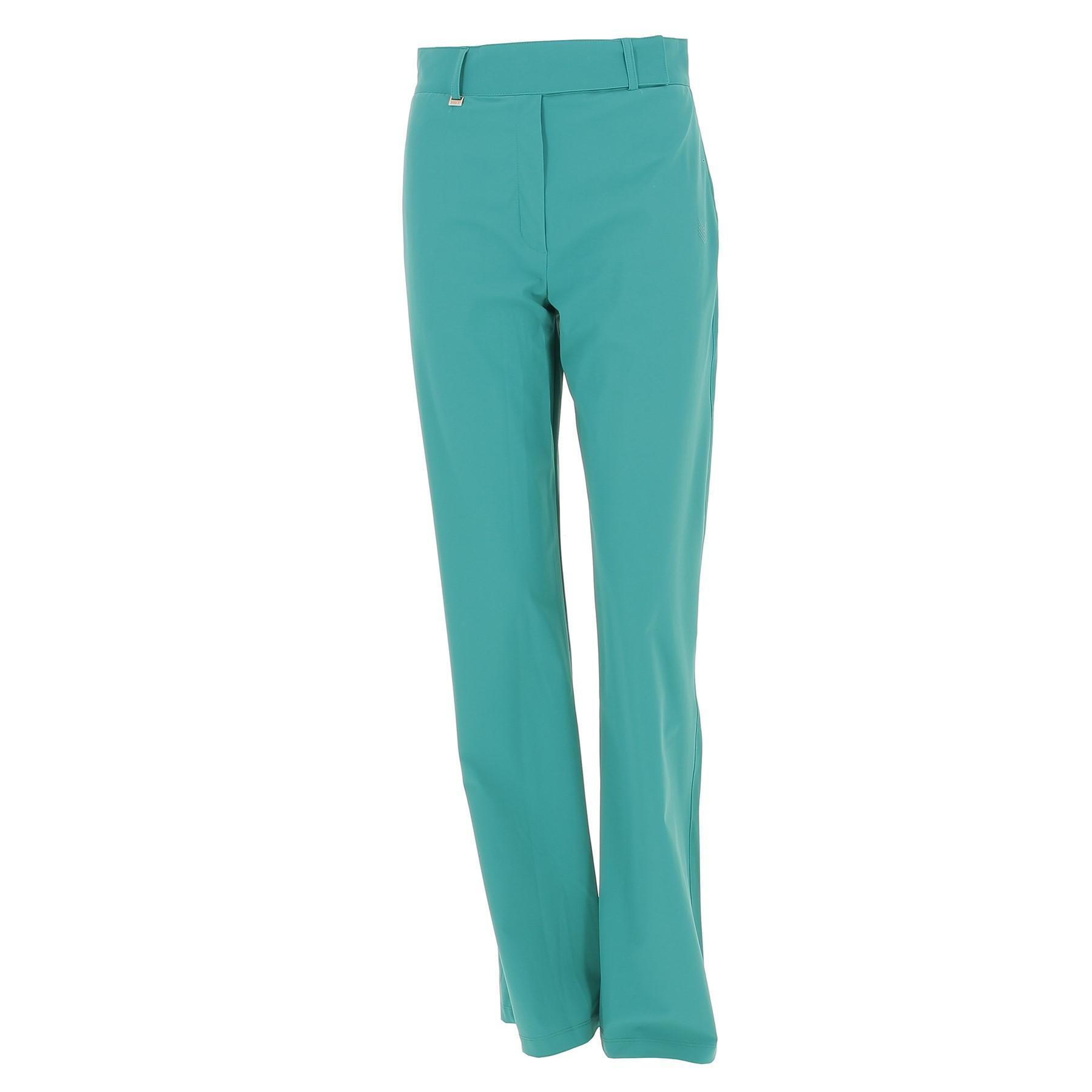 INEXTENSO Pantalon détente vert kaki femme pas cher 