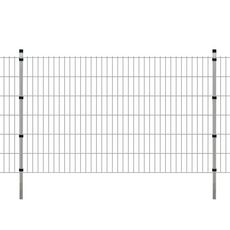 Panneaux et poteaux de cloture 2D pour jardin 2008x1230 mm 24 m
