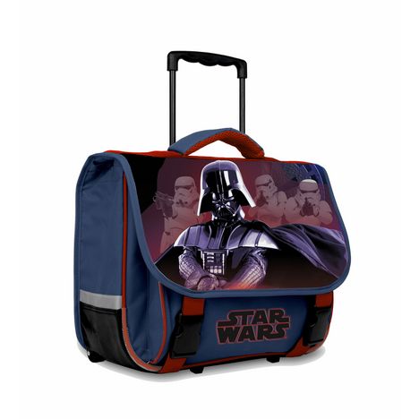Cartable a roulettes Star Wars 38 cm Dark Vador pas cher Auchan