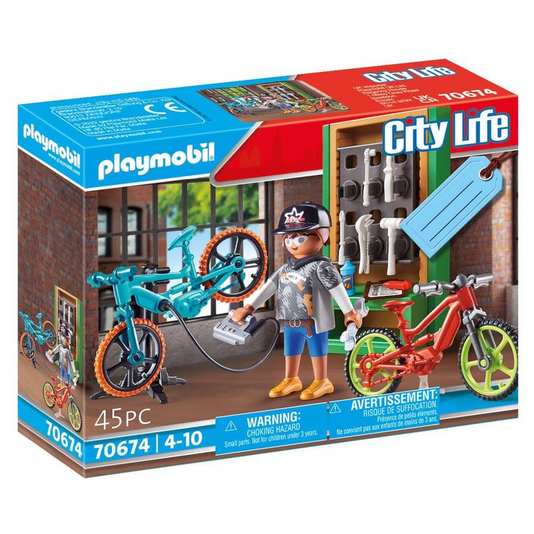 70674 - Playmobil City Life - Set cadeau Atelier de réparation