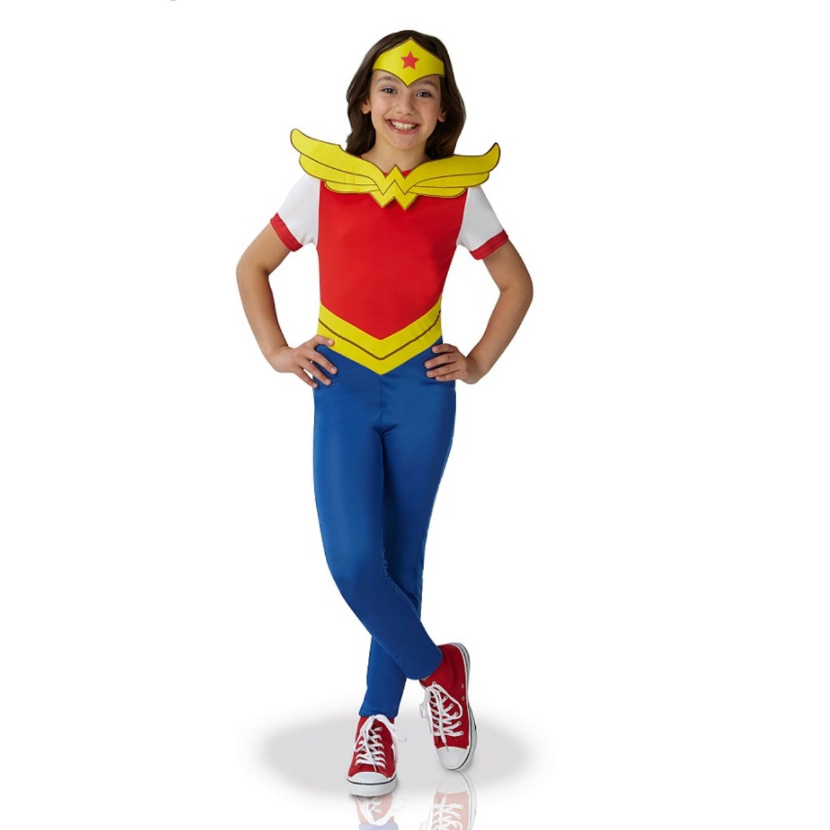 DEGUISEMENT FILLE SUPER HEROINE GIRL TAILLE 5-6 ANS