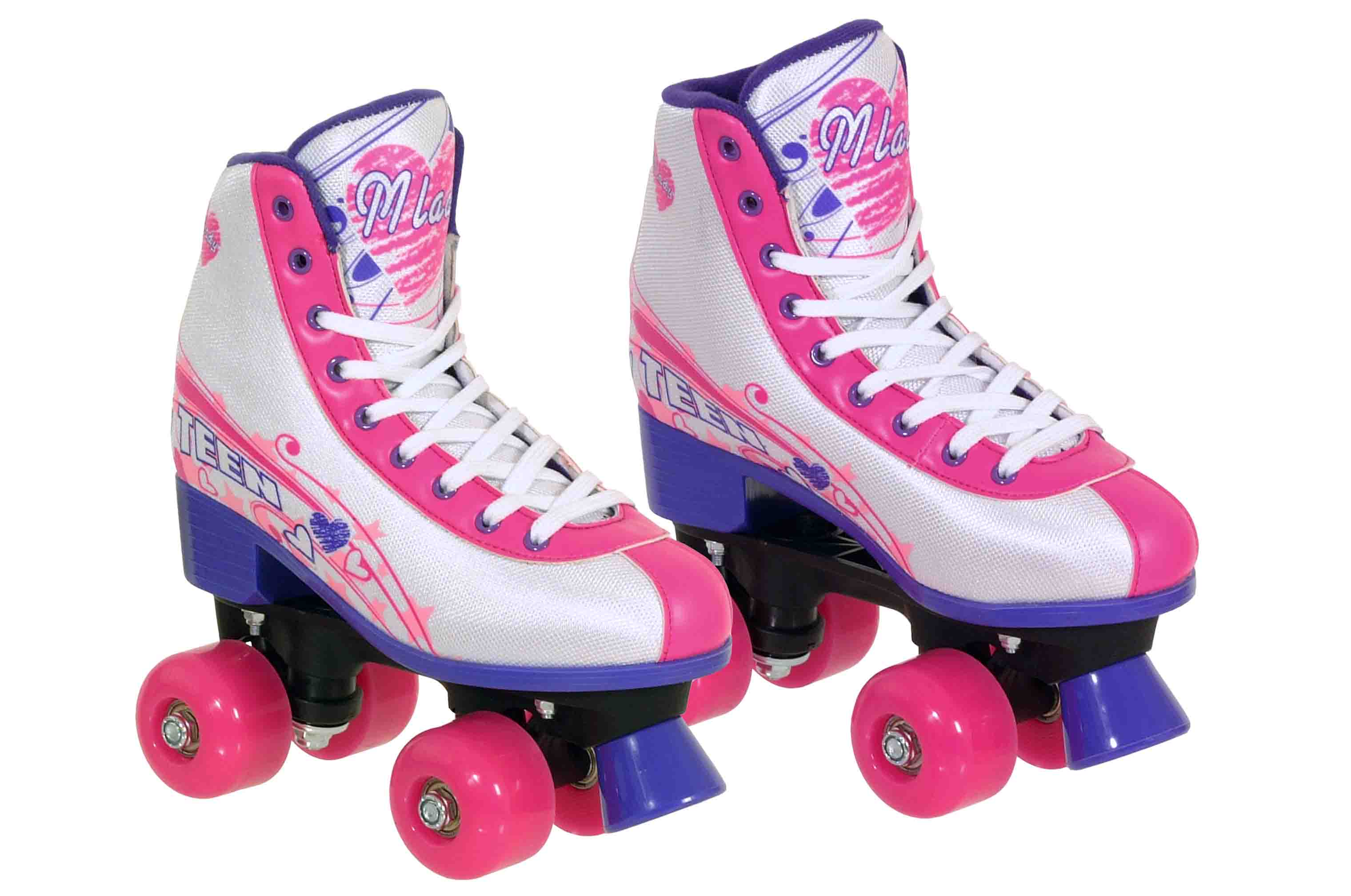 Patins à roulette Disco réglables - Taille 35/38 pas cher