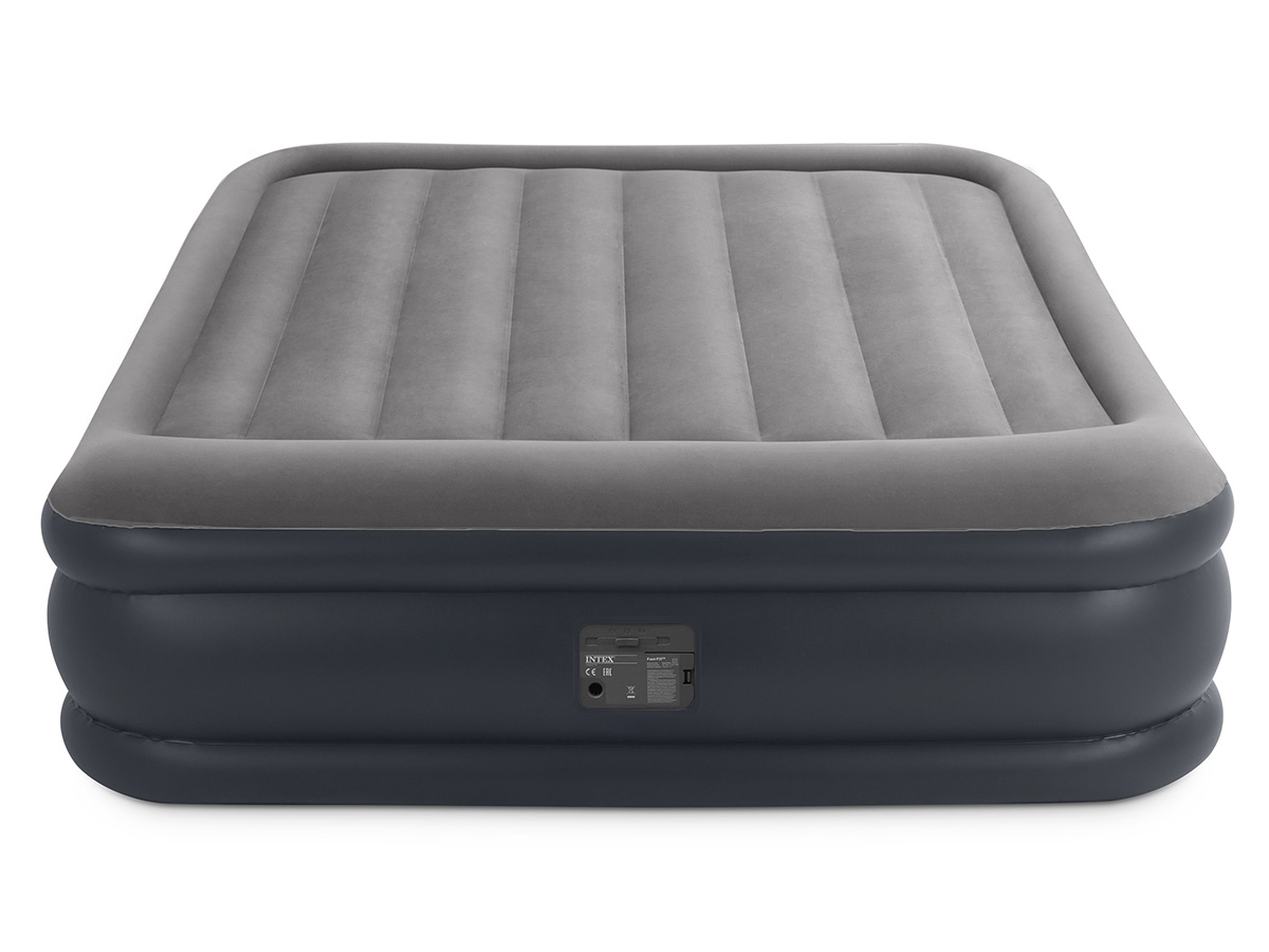 надувная кровать deluxe pillow rest raised bed 152х203х42см
