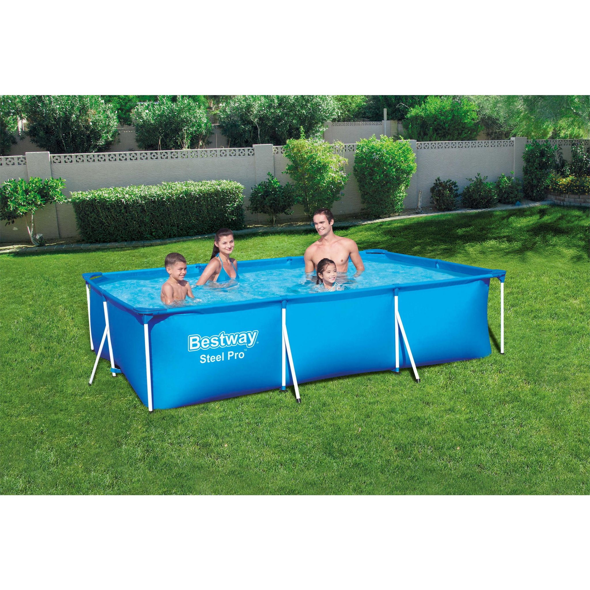 Piscine tubulaire 3x2x0,75 Intex rectangle Metal frame