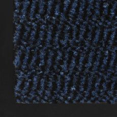 Paillasson rectangulaire 90 x 150 cm Bleu