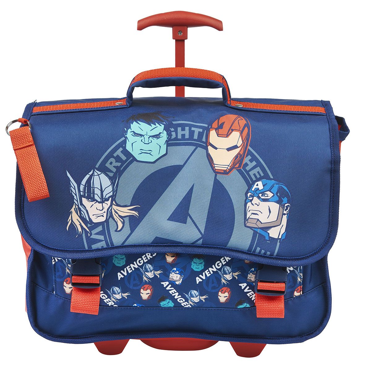 Cartable roulettes bleu AVENGERS