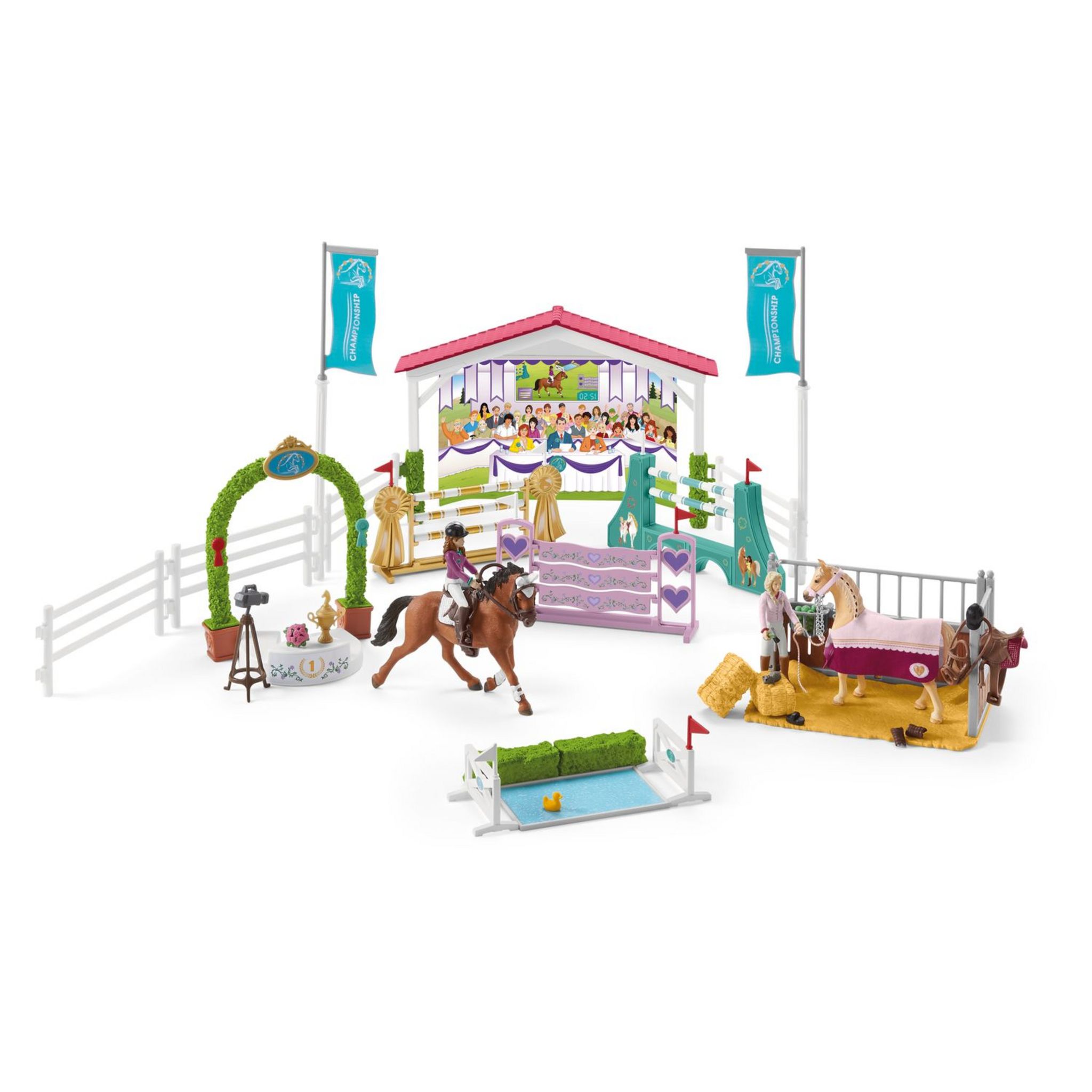 SCHLEICH CHEVAL CLUB Set de Jeux Hannah & Cayenne à Partir 5 Ans