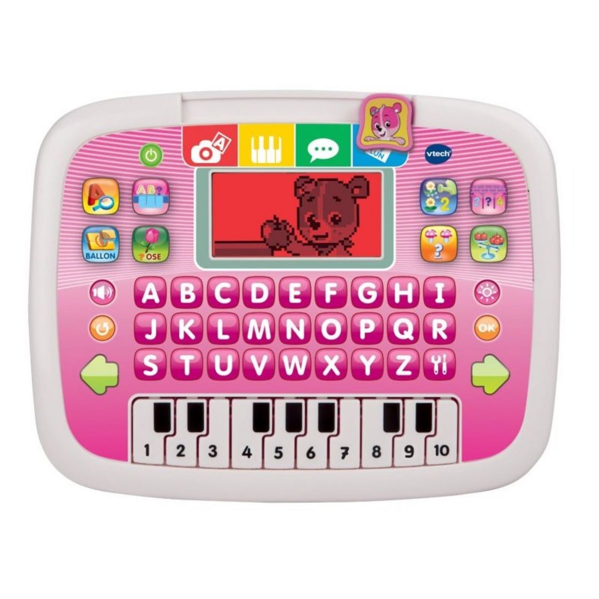 VTECH Tablette P'tit Genius Ourson Rose pas cher 