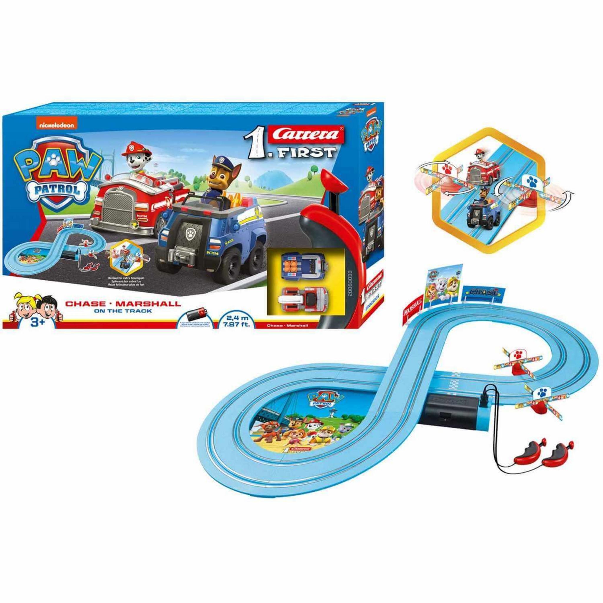 Circuit de voitures Carrera Go : Pat'Patrouille (PAW Patrol) Ready Race  Rescue