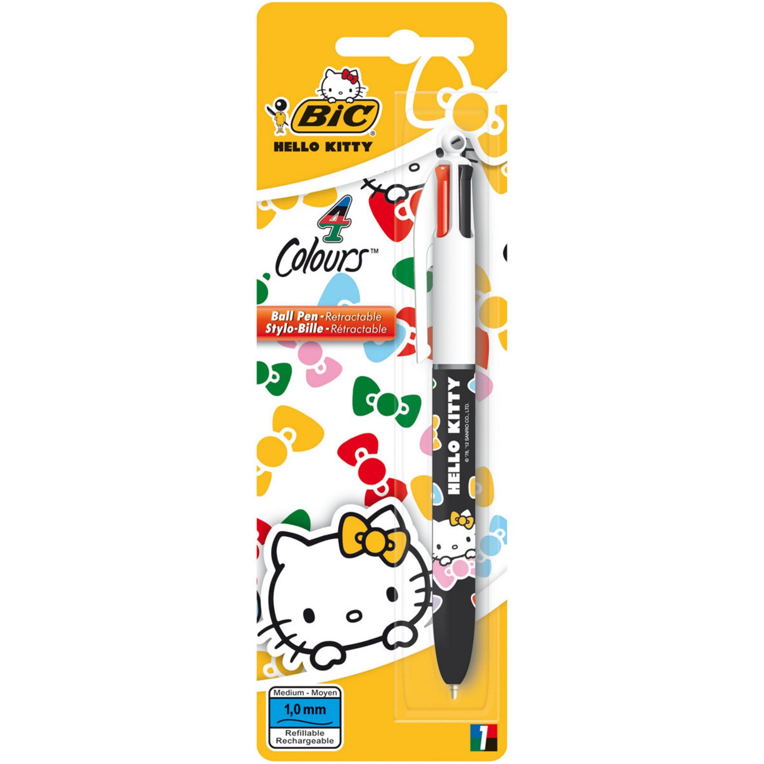 Stylos Bic 4 couleurs Sanrio  Stylo bic 4 couleurs, Bic 4