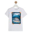 IN EXTENSO T-shirt manches courtes dinosaure garçon. Coloris disponibles : Blanc