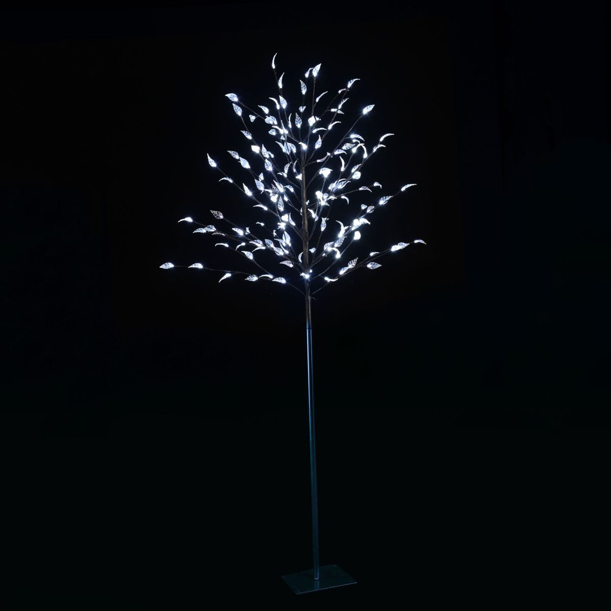 Arbre lumineux extérieur blanc froid 60 led