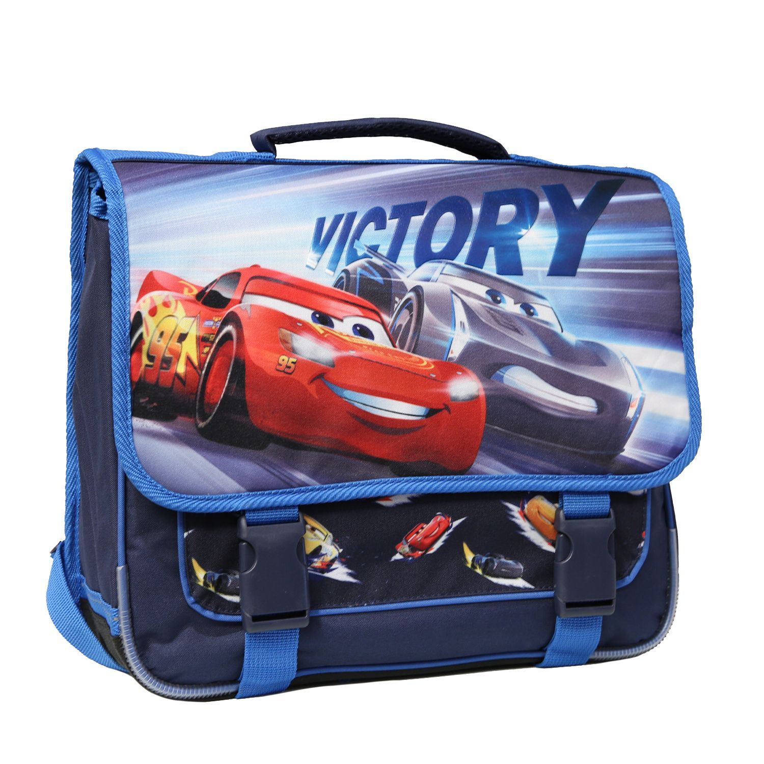 Cartable 38 cm Cars Disney Bleu marine Bagtrotter