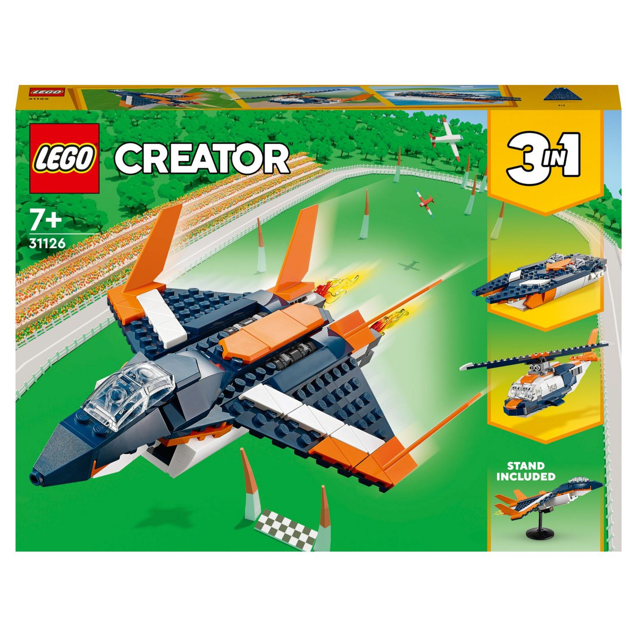 LEGO 31146 - Le camion remorque avec hélicoptère…