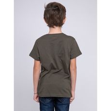 t-shirt col rond pur coton jadamix-j (Kaki)