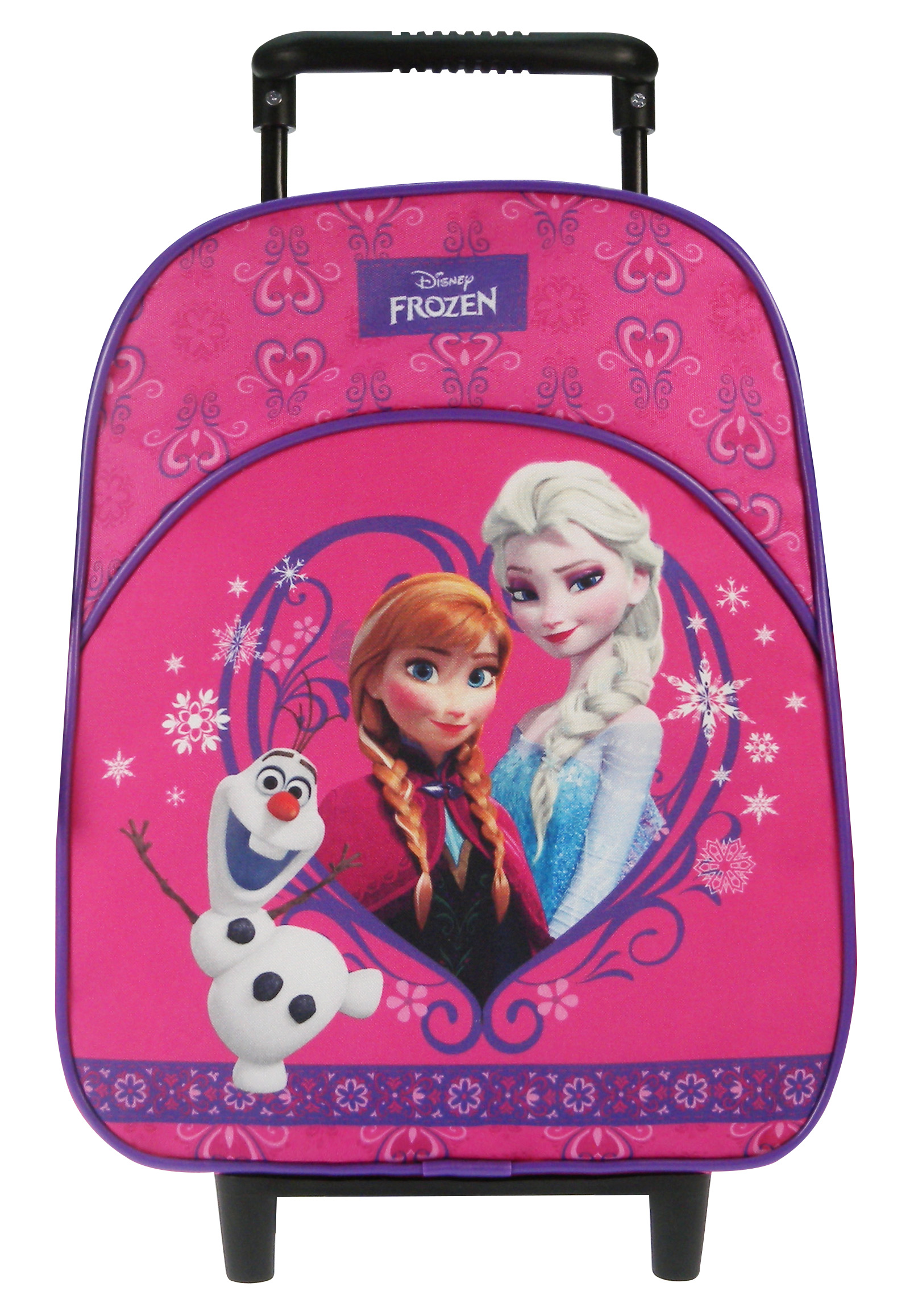 Reine des neiges Sac go ter roulettes rose pas cher Auchan.fr