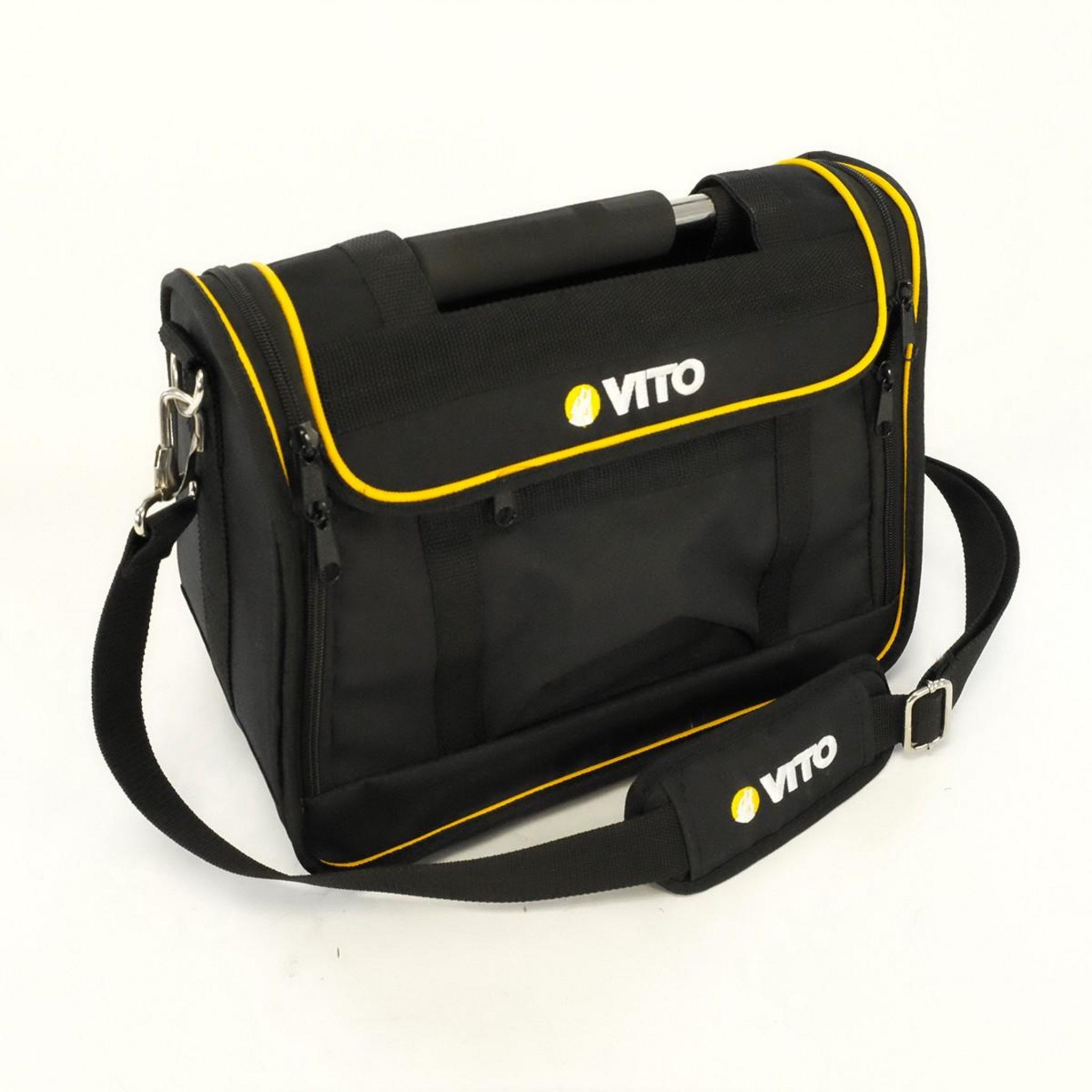 VITO Pro-Power Caisse à outils roulante de chantier 595 x 380 x 420 mm sur  roues VITO Malette outil haute résistance poignée télescopique pas cher 