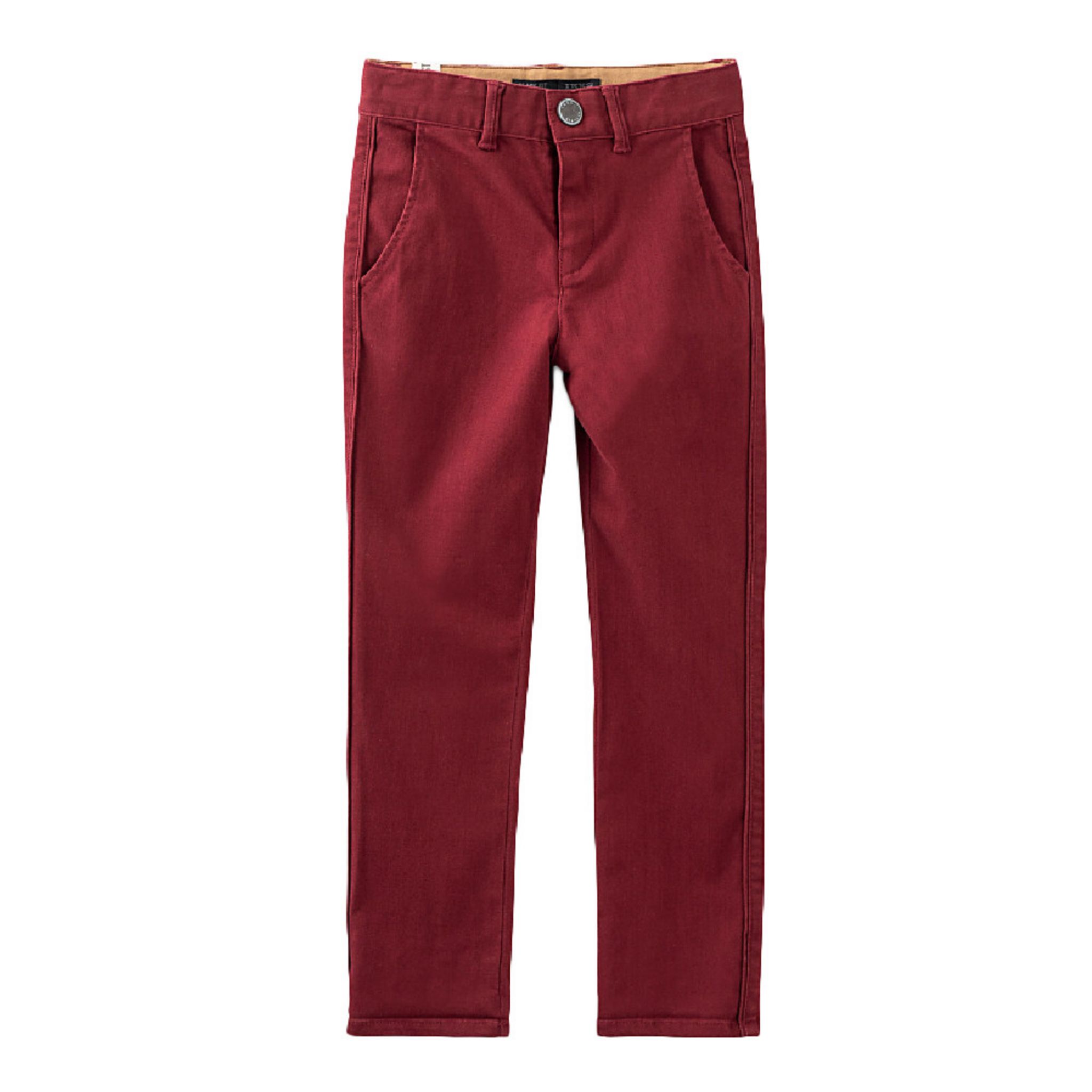 Pantalon bordeaux garcon new arrivals