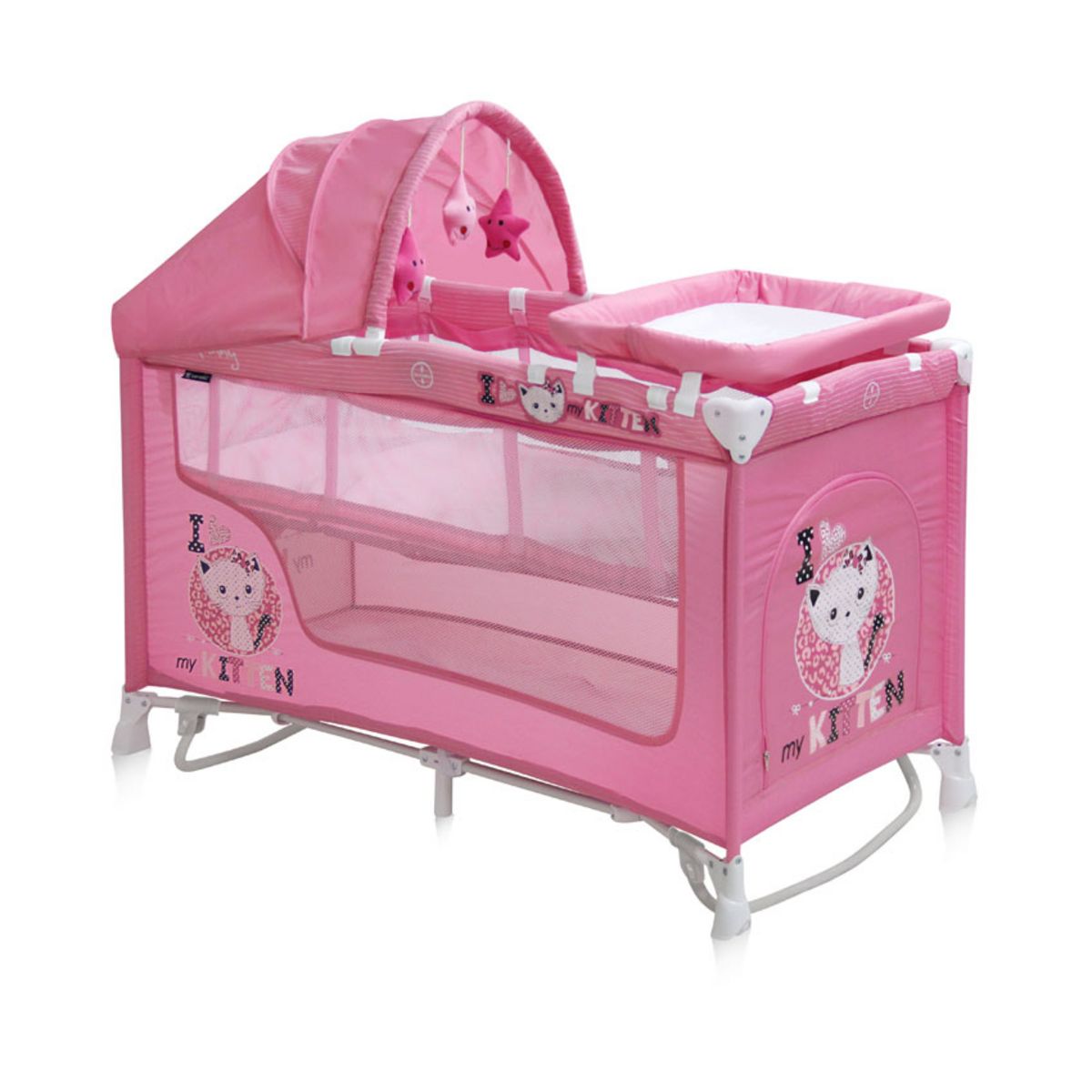 кровать манеж bertoni lorelli nanny 2
