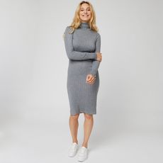IN EXTENSO Robe en maille col roulé femme