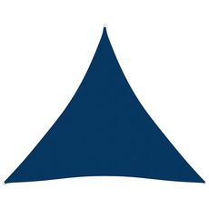 Voile de parasol Tissu Oxford triangulaire 5x5x5 m Bleu