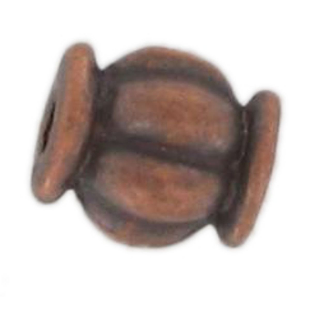 MegaCrea Perle métal 6 mm Cuivré (lot de 10)