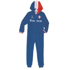 FIFA Combinaison peluche foot France enfant  (bleu)