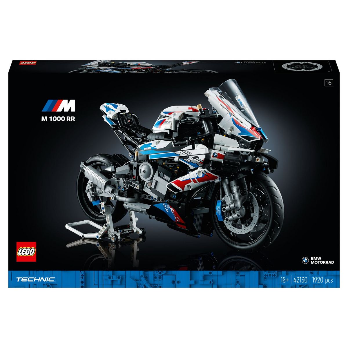 LEGO Technic 42130 - BMW M 1000 RR, Modèle Réduit Moto Pour Adulte pas cher  