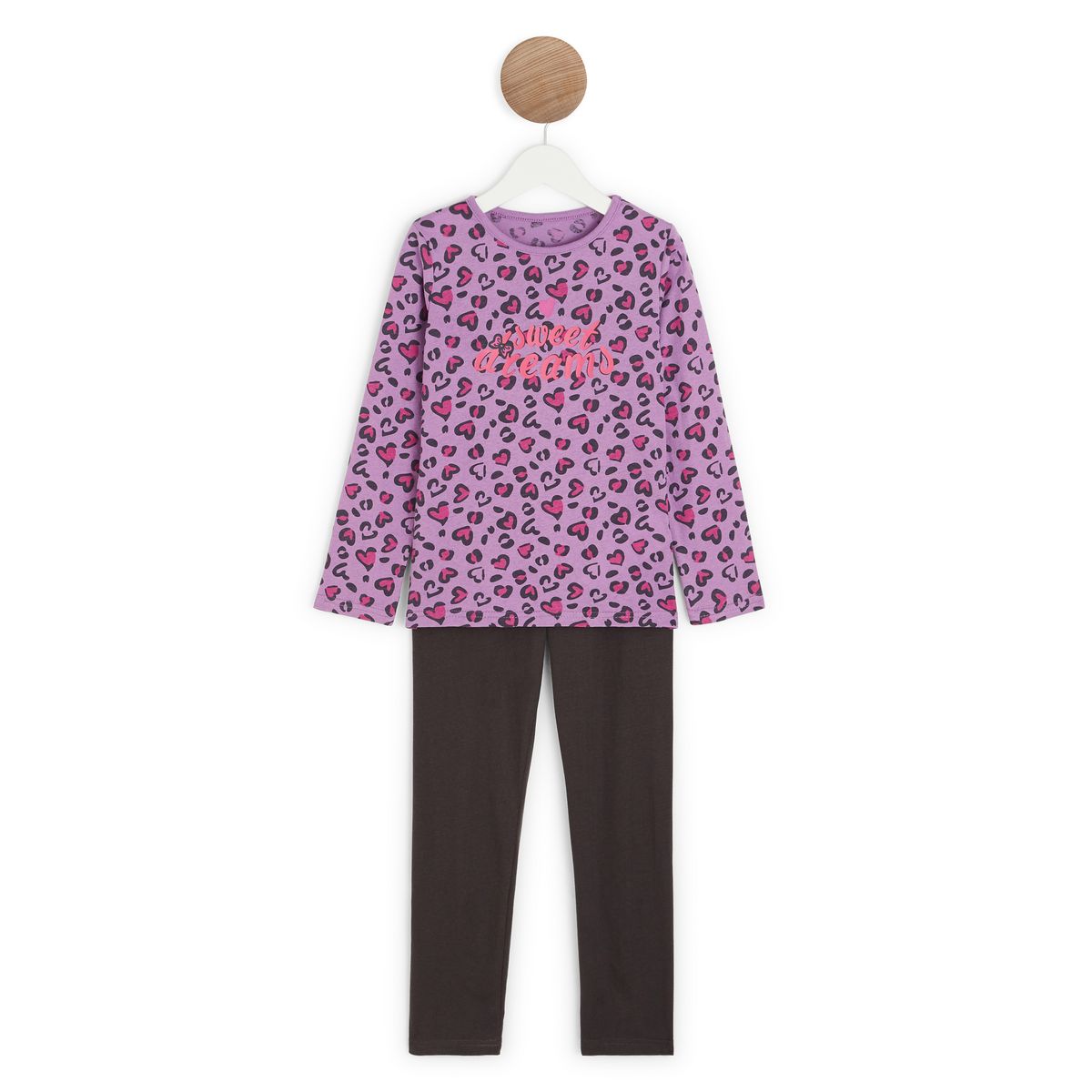 IN EXTENSO Pyjama coeurs fille