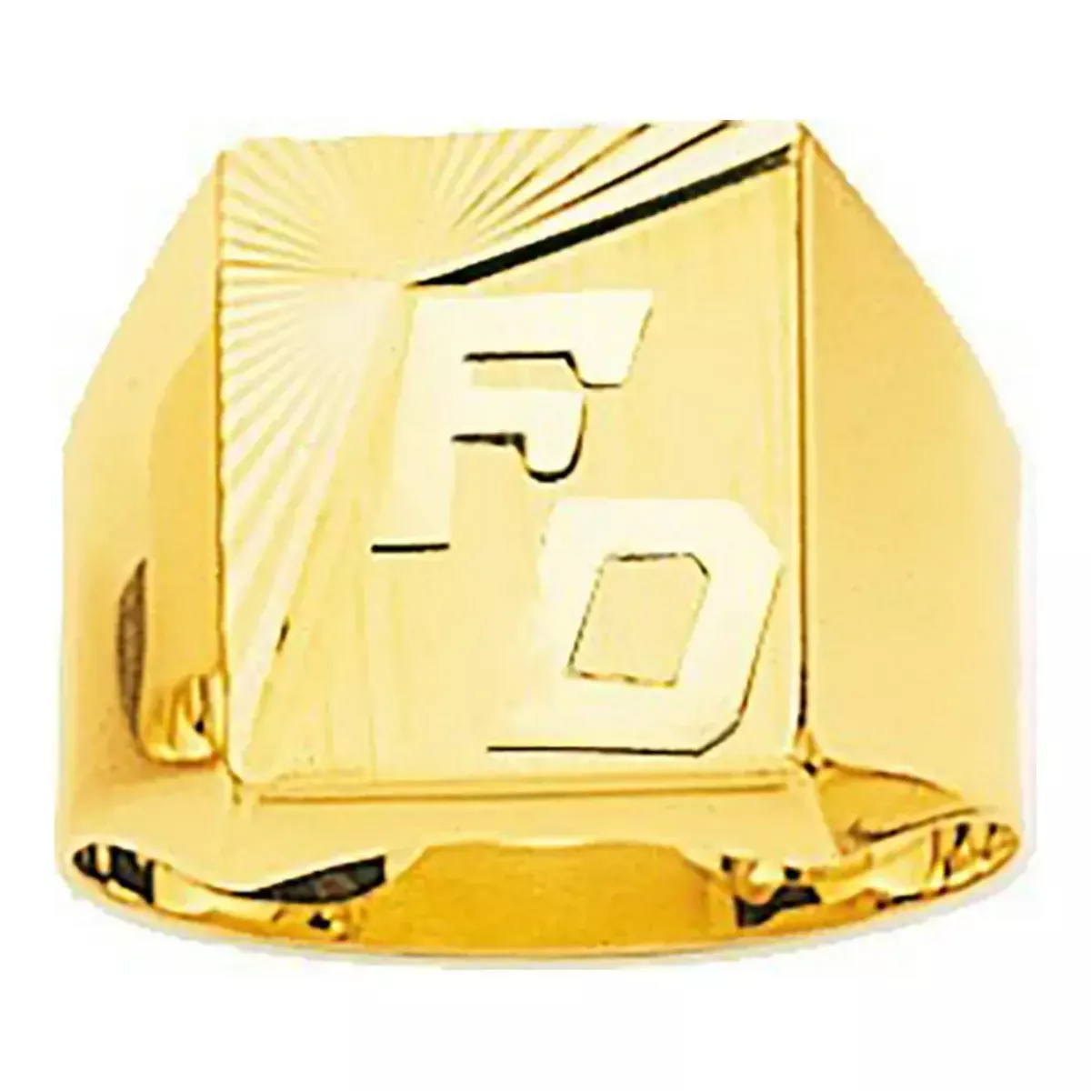 Tousmesbijoux Chevalière homme - Or 18 Carats