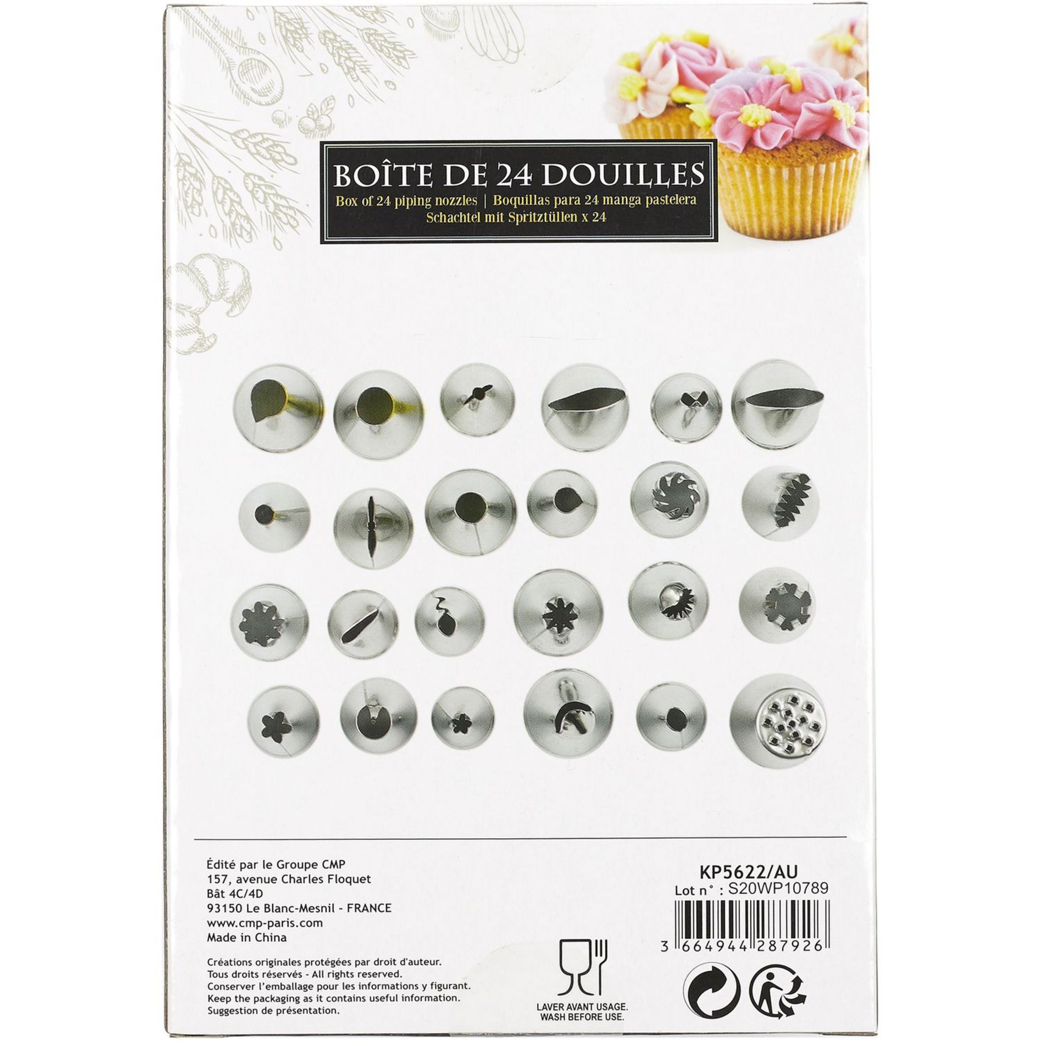 Lot De 6 Douilles À Pâtisserie En Inox Grand Modèle Zenker Smart Pastry à  Prix Carrefour