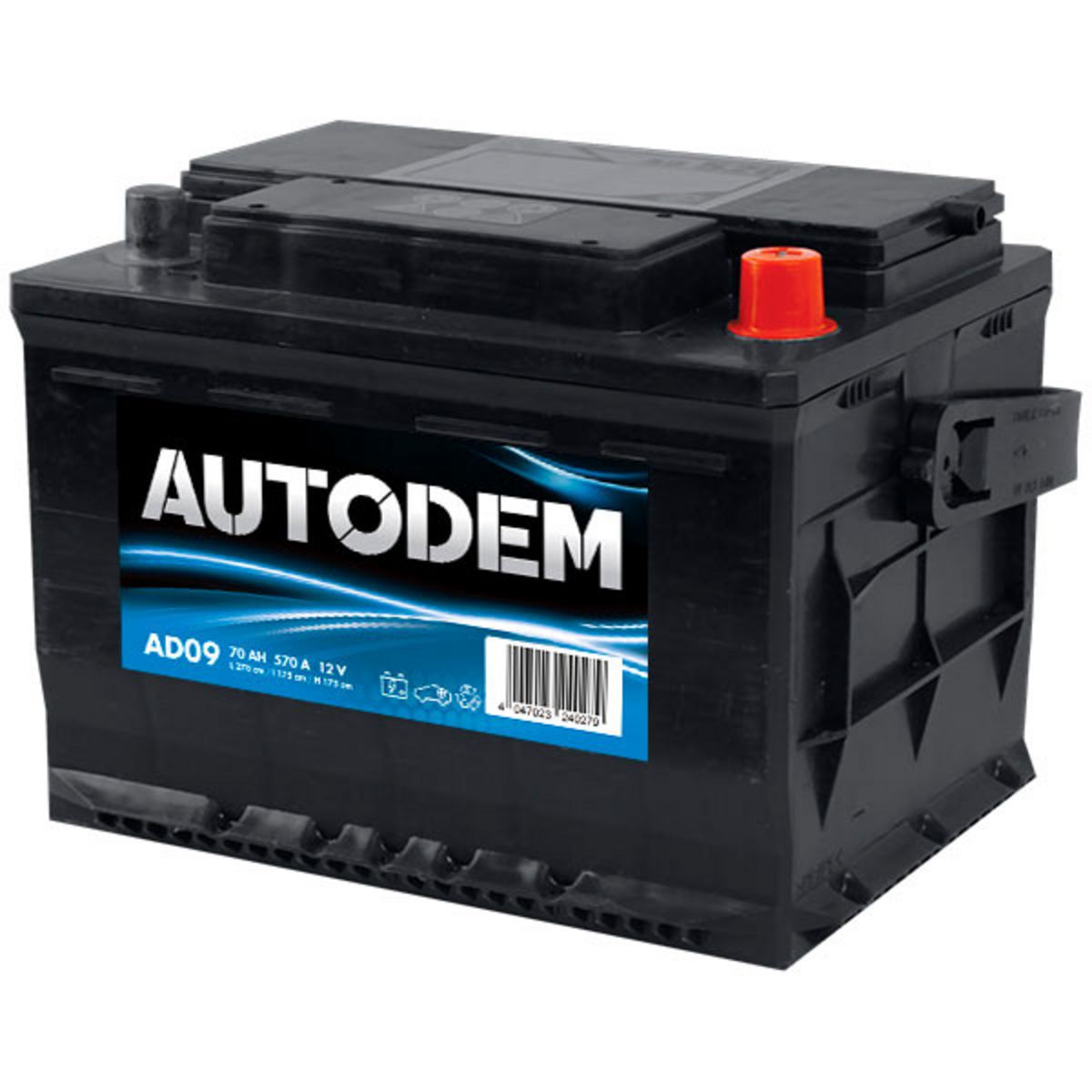AUTODEM Batterie Autodem AD09 70Ah 640A Autodem pas cher 