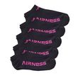  X5 Paires de chaussettes Noir Femme Airness. Coloris disponibles : Noir