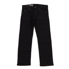 Jeans Slim Noir Garçon G-Star 3301 (Noir)