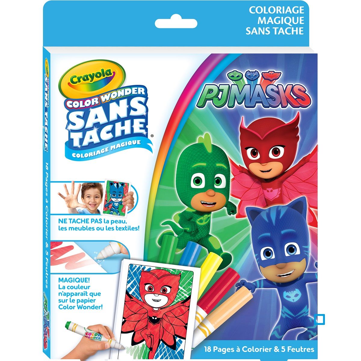 CRAYOLA PJ Masks - Kit Color Wonder pas cher 