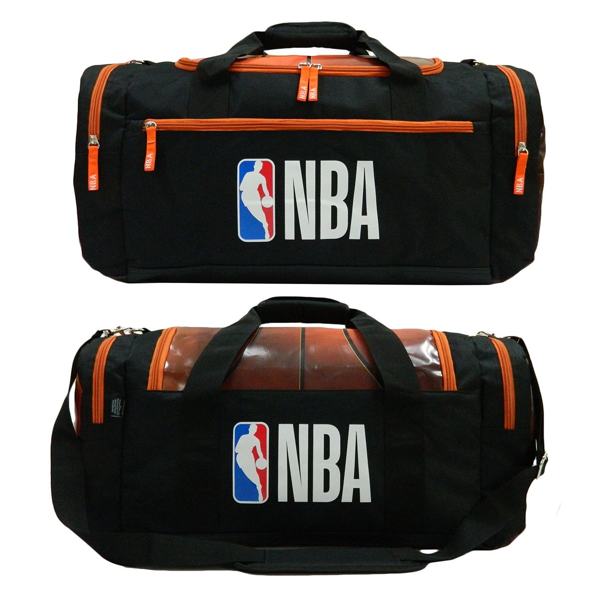 Sac de sport 1 compartiment 3 poches 60cm gar on NBA noir et