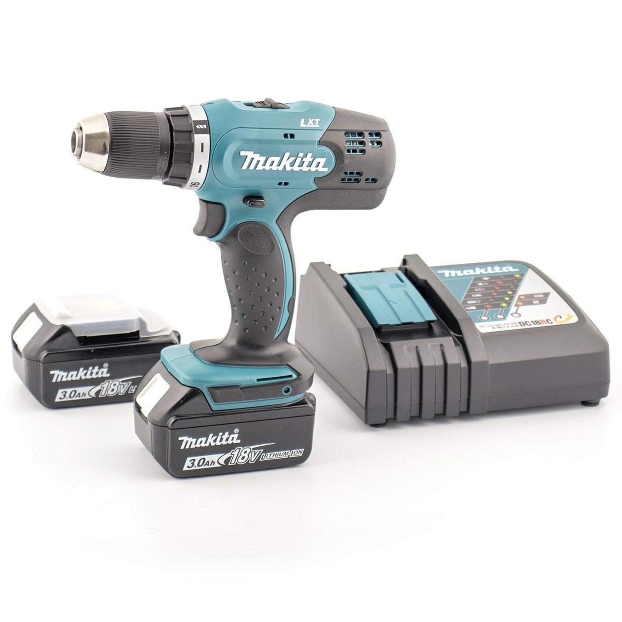 Perceuse visseuse sans fil Makita 18V - 2 batteries lithium 1.5 Ah