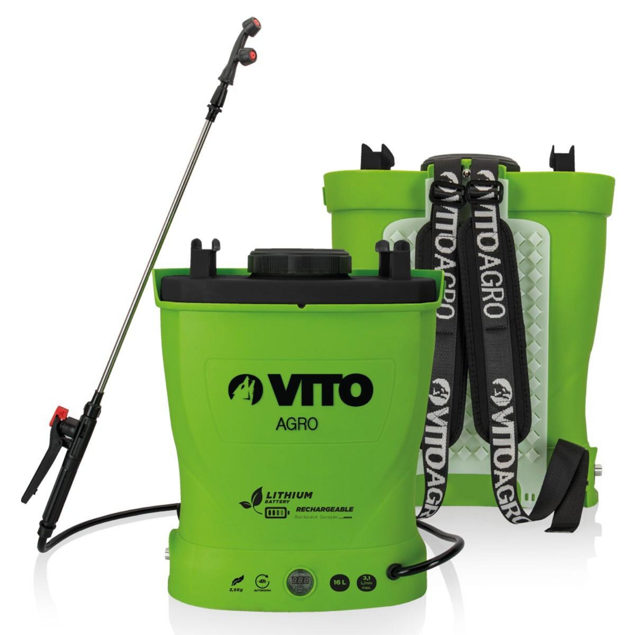 Batterie LITHIUM 12V - 6A pour Pulvérisateur VITO 16L