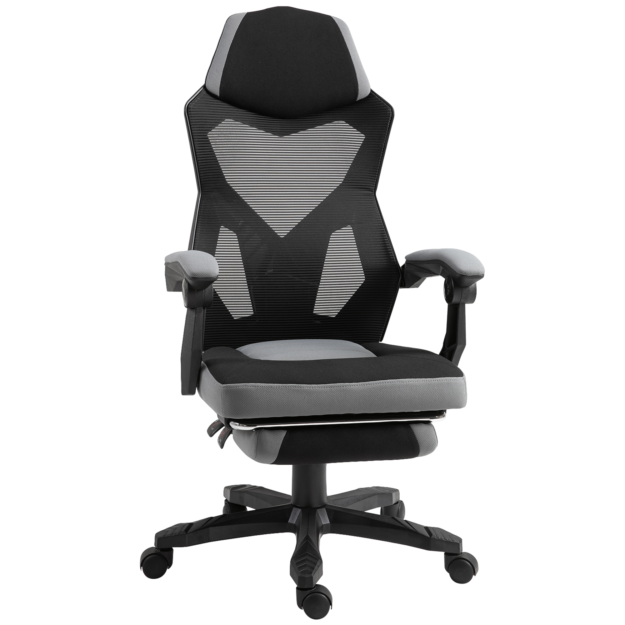 HOMCOM Fauteuil gaming militaire - chaise gamer - inclinable