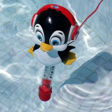 Thermomètre piscine pingouin h 30cm